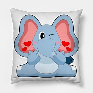 Elephant Hearts Pillow