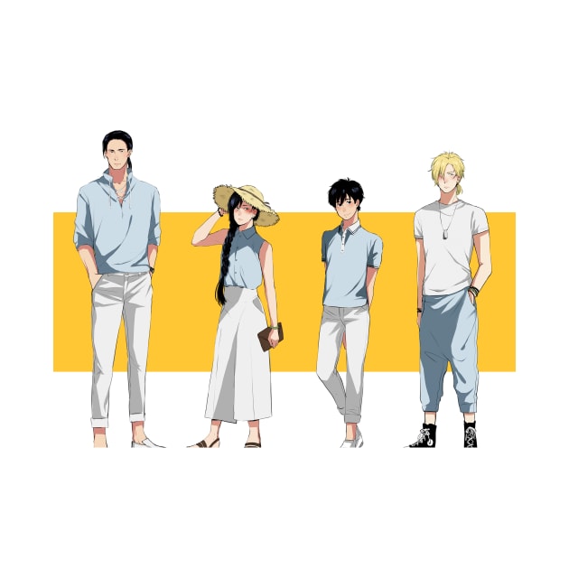 Banana Fish Summer by MykaAndSalmon