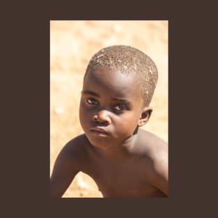 Namibia. Himba Tribe. Portrait of a Boy. T-Shirt