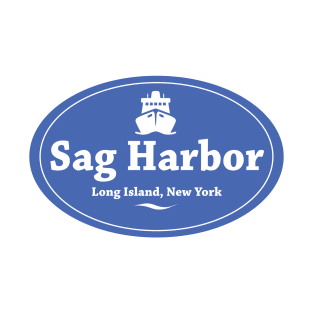 Sag Harbor, Long Island, Badge T-Shirt