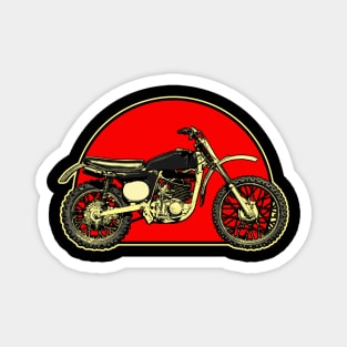 1969 Greeves Griffon 250 Retro Red Circle Motorcycle Magnet