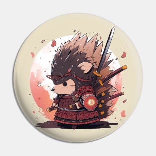 samurai hedghog Pin