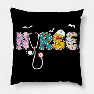 Love nurse halloween Pillow