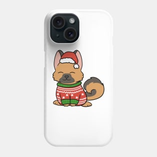 Christmas Sweater German Shepard Phone Case