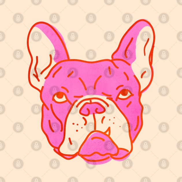 Hot Pink Bulldog by showmemars