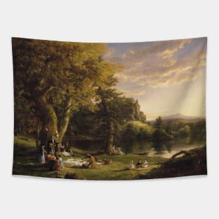 The Pic-Nic by Thomas Cole Tapestry