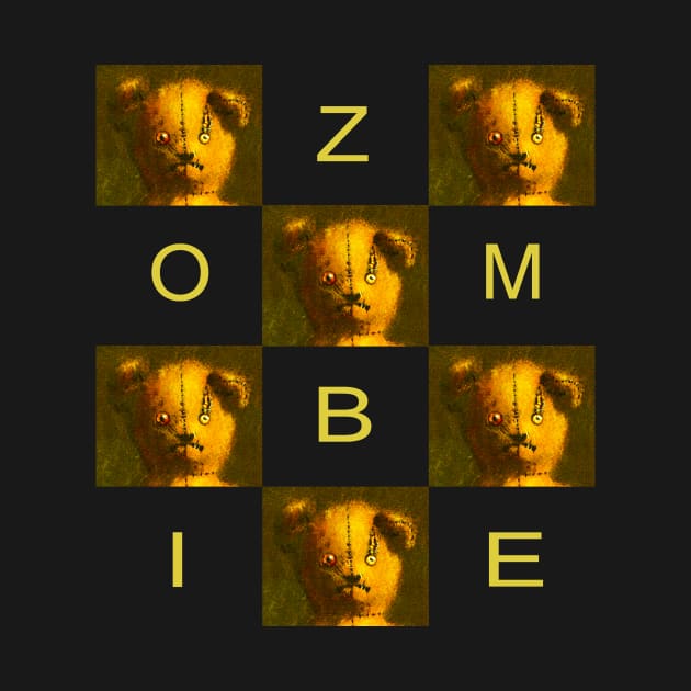 Zombie Teddy Bear Design by mictomart