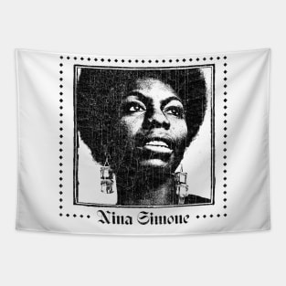 Nina Simone /\ Original Retro Fan Art Design Tapestry