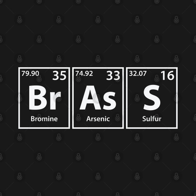 Brass (Br-As-S) Periodic Elements Spelling by cerebrands