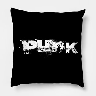 punk logo design Pillow