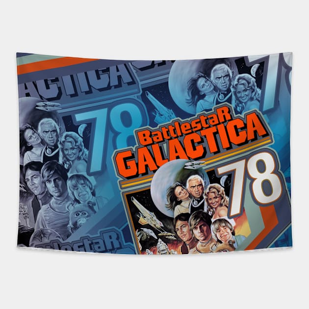 Battlestar Galactic v2 Tapestry by Trazzo