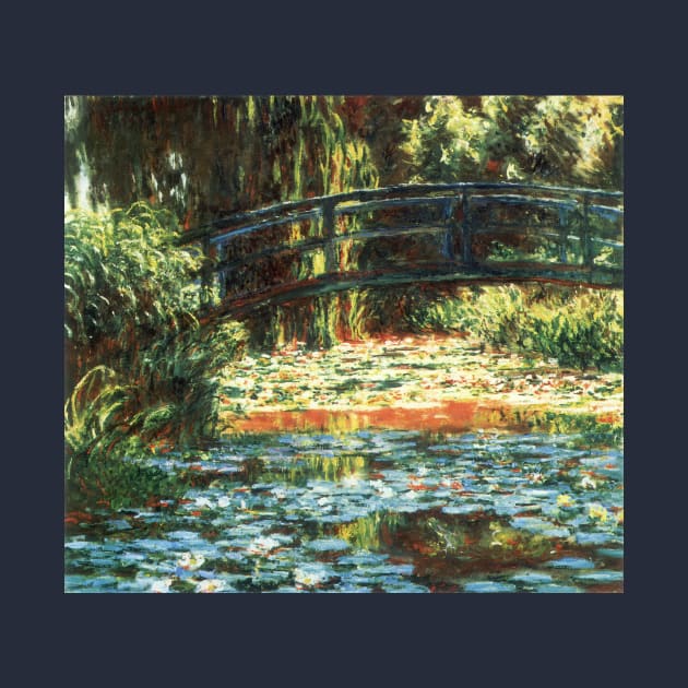 The Bridge Over The Water Lily Pond by Claude Monet by MasterpieceCafe