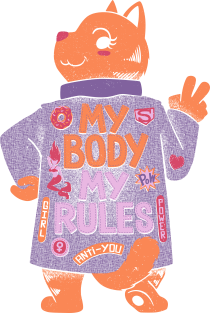 My Body My Rules Magnet