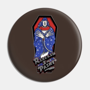 Death Virgin Cans Pin