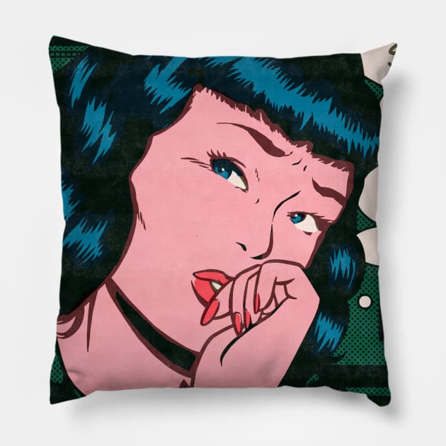 Indecision Pillow by mathiole