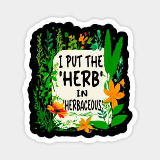 Herbalist Magnet