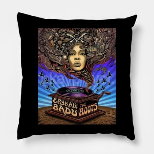 Erykah badu//90s actress aesthetic Pillow