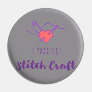 I practice stitch craft Pin