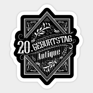 Vanva 20 Jahre Ortsschild 20 Geburtstag Dekoration Schild Beste