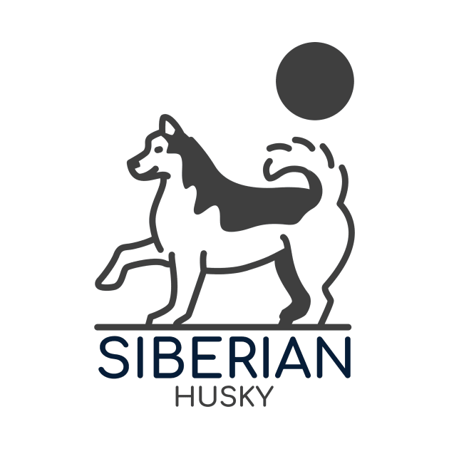 Siberian Husky / Husky Design / Dog lover / Husky Owner Gift by Redboy