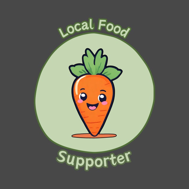 Local Food Supporter - Carrot by Craftix Design