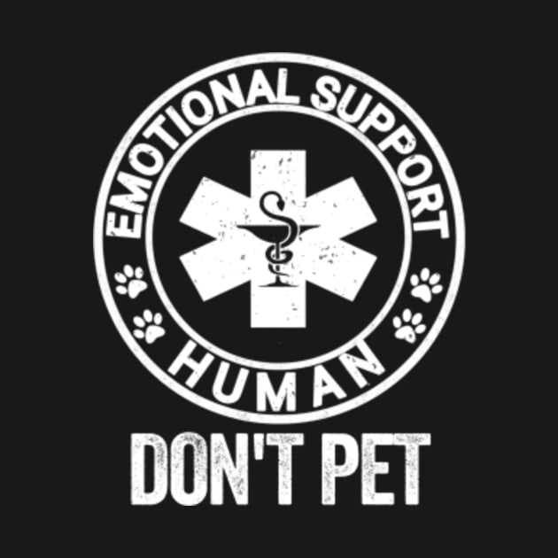 Emotional support human do not pet funny by siliana