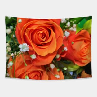 Orange Roses - Autumn Bouquet - Flowers Tapestry