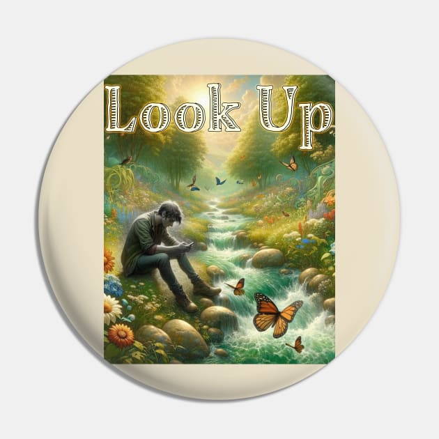 Look Up - Drop the screen and see beauty Pin by Boffoscope