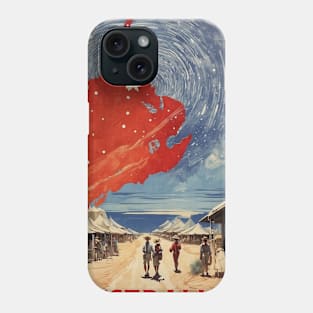 Australia Starry Night Vintage Travel Poster Tourism Phone Case