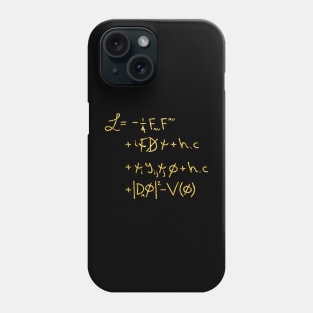 Universe Lagrangian White Gold Phone Case