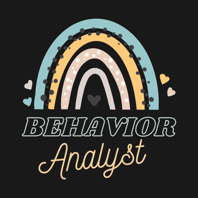 Behavior Analyst apparel or gift for every BA, BCBA or ABA Therapy student. Behavior Analyst appreciation gift by The Mellow Cats Studio