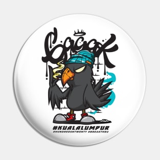 Crow Smoking Pin