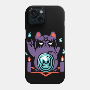 Bad Luck Satanic Cat Manekineko by Tobe Fonseca Phone Case