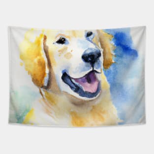 Golden Retriever Watercolor - Gift For Dog Lovers Tapestry