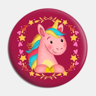 i love unicorn Pin