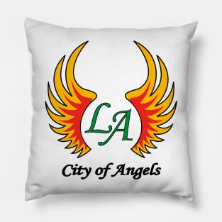 Los Angeles, the city of angels Pillow