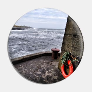 Harbour View of the Northumberland Coast Pin