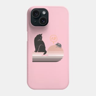 cat and mouse Phone Case