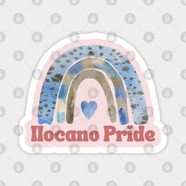 Philippines Pinay Ilocano Pride w/ cute rainbow Magnet by CatheBelan