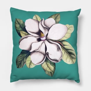 Magnolia Flower Pillow