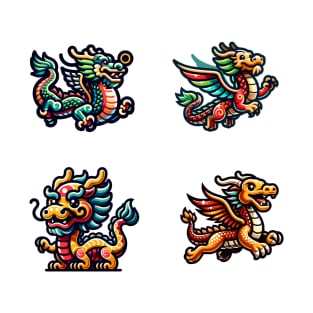 Happy Chinese Dragon Stickers! T-Shirt