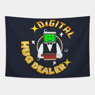 Digital Hug Dealer Tapestry