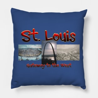 St. Louis Gateway to the West Pillow