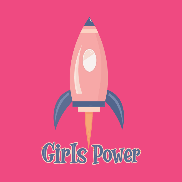 Girls Power Gift Idea Rocket by Aspita