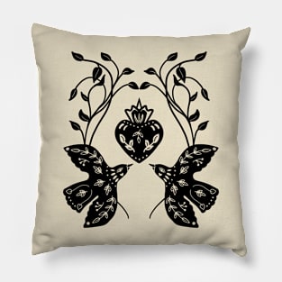 black birds Pillow