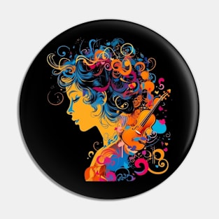 Dreaming in Music: A Visual Symphony Pin