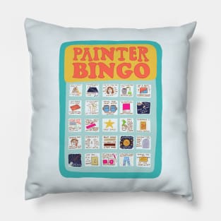 Set Painter Bingo! Pillow