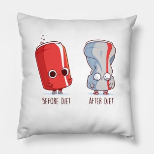 Before and after Diet Pillow