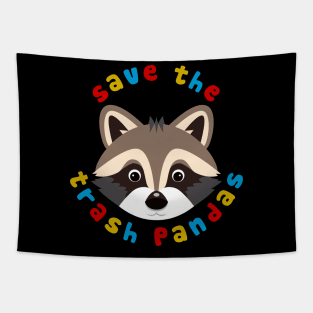 Save The Trash Pandas Tapestry