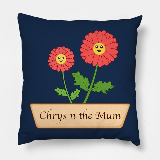 Chrysanthemum Pillow by chyneyee